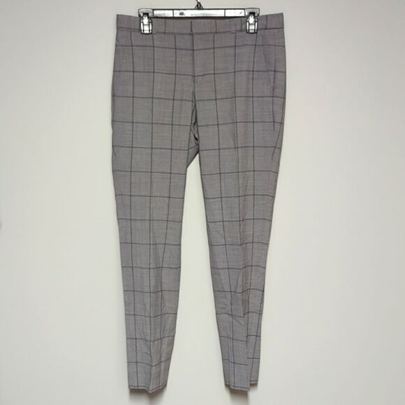 Banana Republic Pants - Banana Republic Gray Plaid Dress Pants
